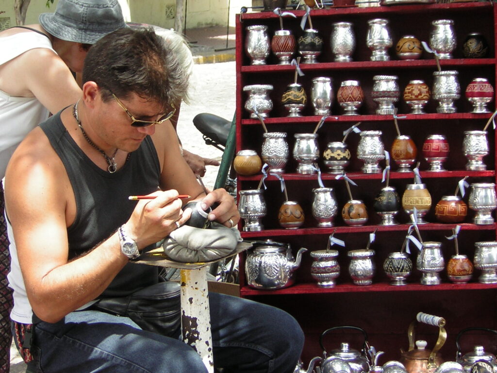 Buenos Aires - Graveur de matés.
